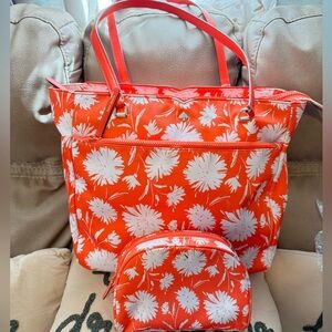 Kate Spade White and Orange Interior Fabric bundle